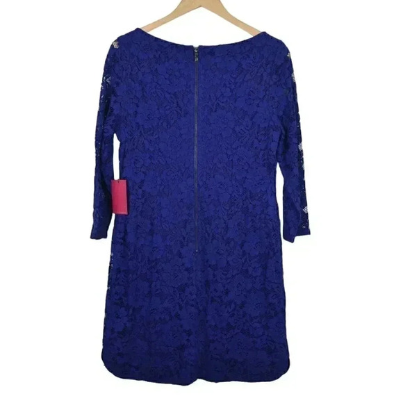 NWT Vince Camuto Lace Overlay Shift Mini Dress Size 14 - Picture 10 of 15